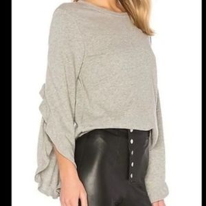 A.L.C. Camden Top in Heather Grey Sz S